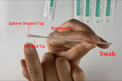 Quicking Veterinary Diagnostic Sampling Flocked Swab