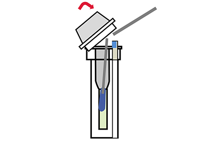 Quicking Veterinary Diagnostic Sampling Flocked Swab