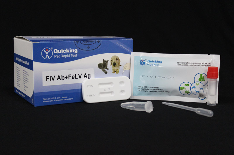 FIV Ab+FeLV Ag Combined Rapid Test ( W81099 )